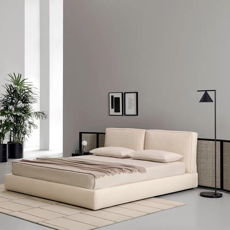 Italian Porro Double Bed Simple Fashion Bedroom Byron Bed Fabric Bed