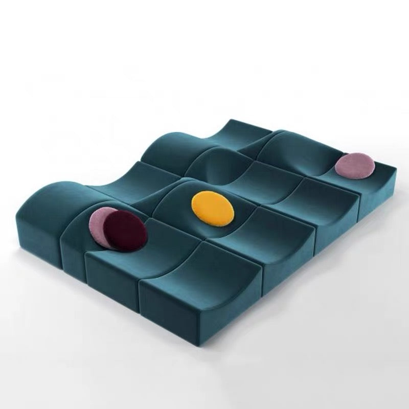 Ligne Roset Asmara Sofa Lazy backrest Double-sided Sofa Studio Rest Area Irregular Wave Sofa