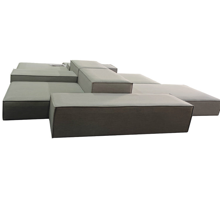 High End Custom Modern Luxury Italian Design 5 Star Hotel Furniture Leather Lounge Reception Leather Lobby Sofa