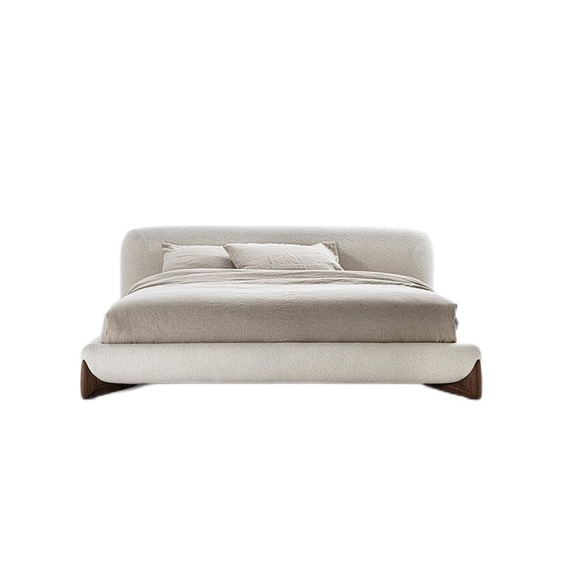 Porada SOFTBAY Bed Home Bedroom Modren Solid Wood Double Bed