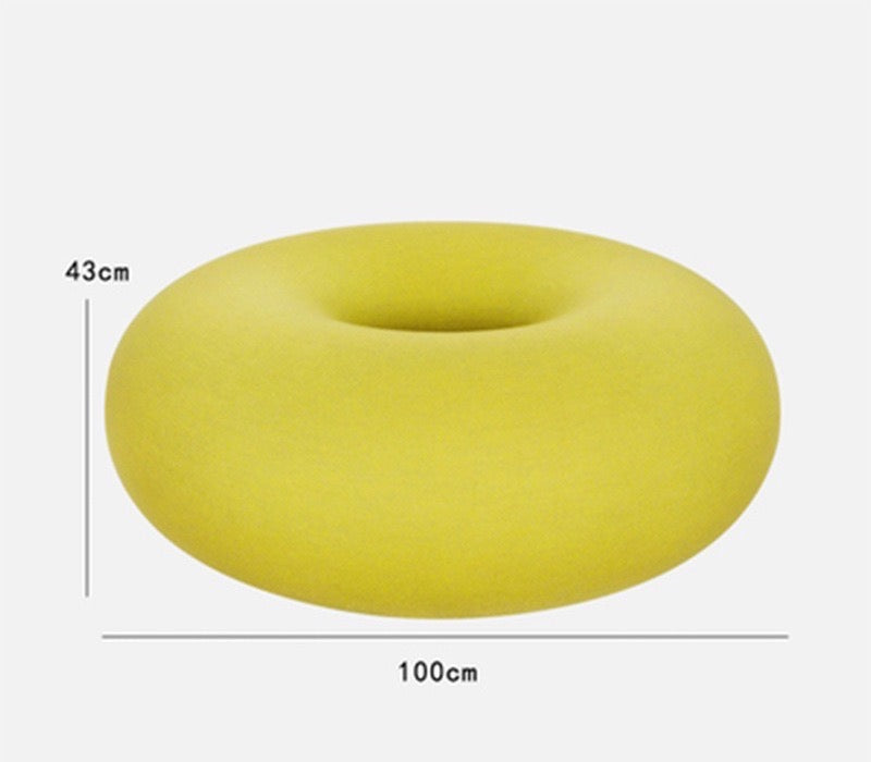 Boa Pouf Doughnut Stool Round Creative Low Stool Shaped Cotton Living Room Sofa Chair