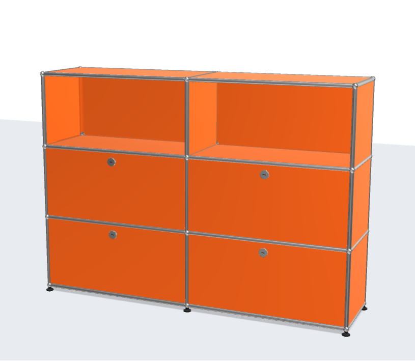 USM Haller ball pipe light panel parts storage cabinet model sideboard modular furniture besideboard dining cabinet