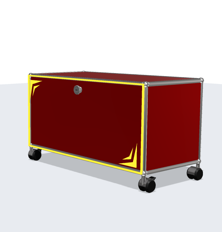 Stainless Steel Bed Sideboard Bedside Table Modern Simple Storage Rack Network Storage Cabinet Trolley