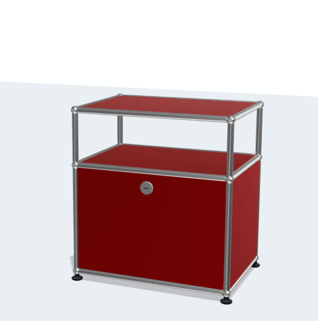 USM Haller Bedside Table Bedroom Modern Simple Storage Rack Stainless Steel Home Furniture Living Room Furniture Kitchen Cabinets