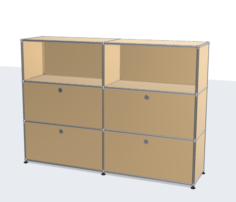 USM Haller ball pipe light panel parts storage cabinet model sideboard modular furniture besideboard dining cabinet