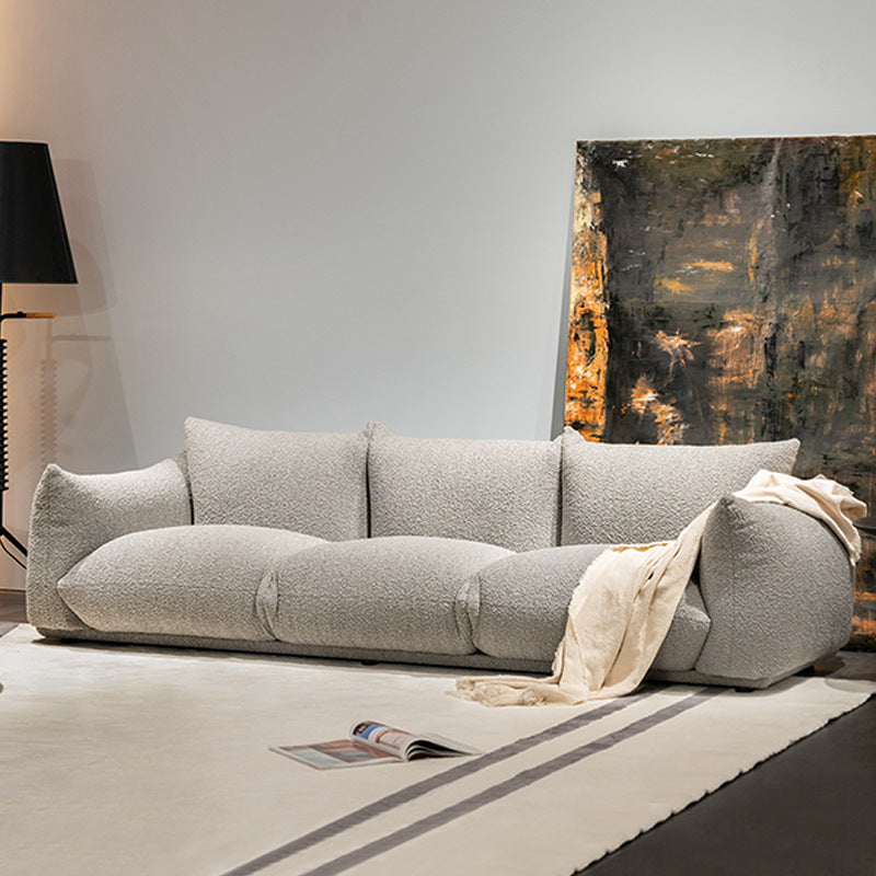Italian arflex designer bread sofa wabi-sabi wind ins net red lamb's wool single double triple seat