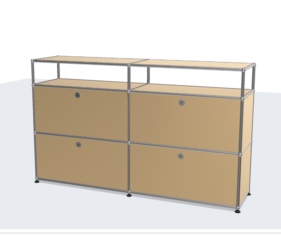 USM Haller Modern Simple Stainless Steel Sideboard Cabinet with TV Cabinet Net Red Storage Porch Cabinet for Living Room or Hall
