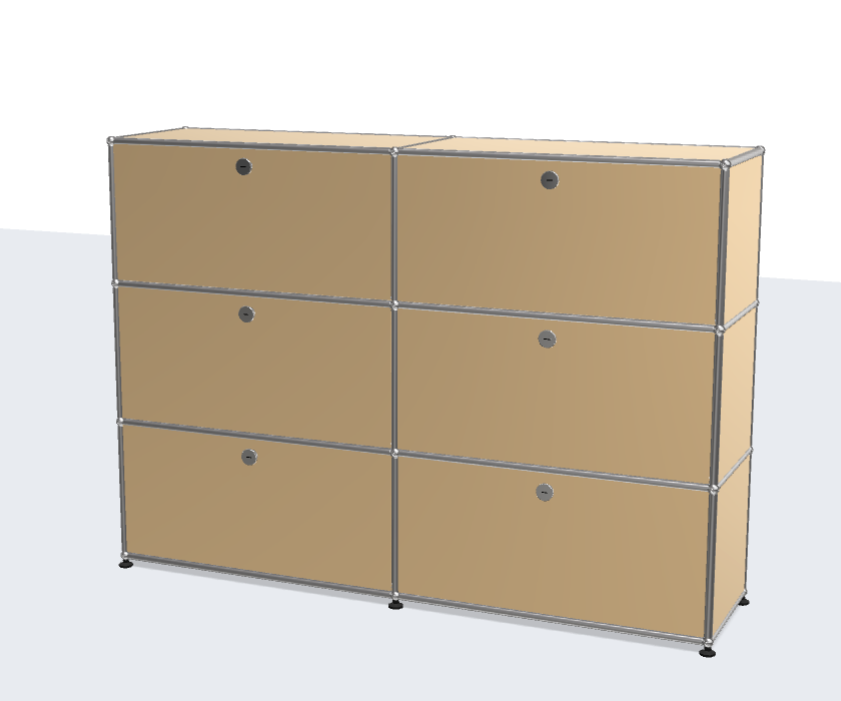 USM Haller ball pipe light panel parts storage cabinet model sideboard modular furniture dining cabinet