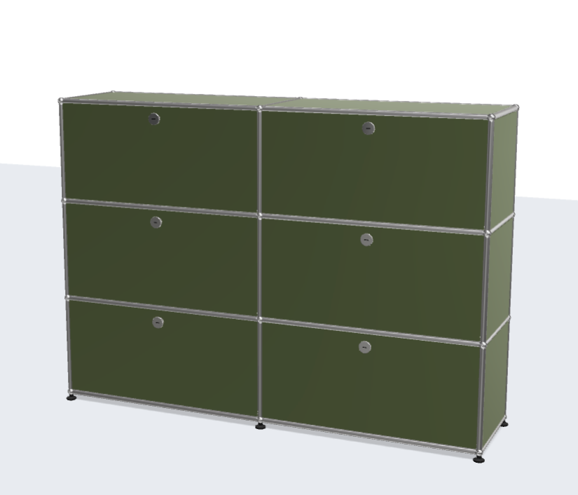 USM Haller ball pipe light panel parts storage cabinet model sideboard modular furniture dining cabinet