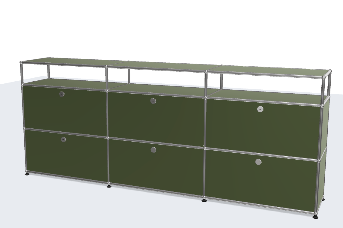 USM Haller ball pipe light panel parts storage cabinet model sideboard modular furniture TV stand