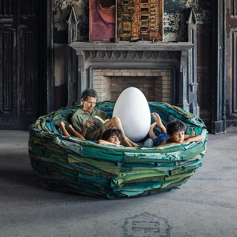 Italian Gufram Bird's Nest Sofa La Cova Creative Seats