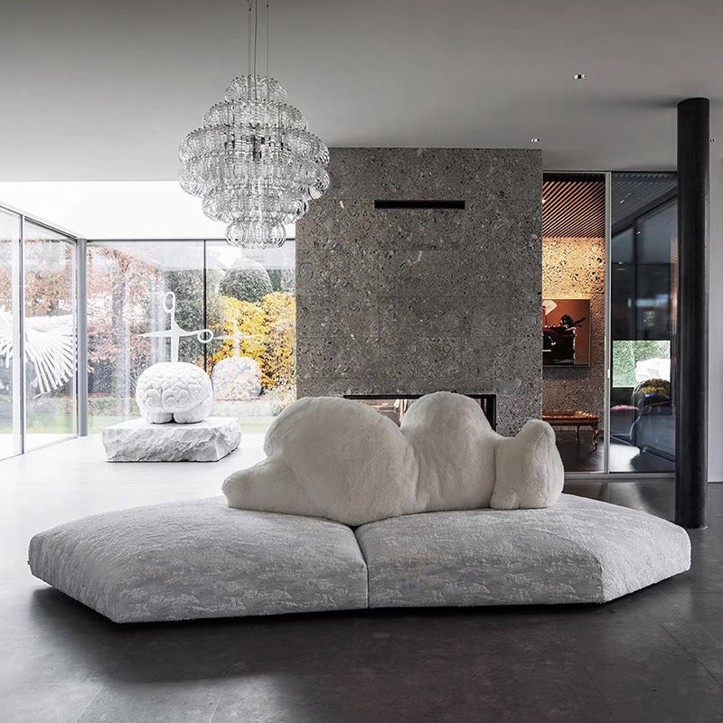 Italian Edra Pack Sofa Polar Bear Sofa Creative And Irregular-shaped Designer Fabric Sofa Living Room Lazy Sofa