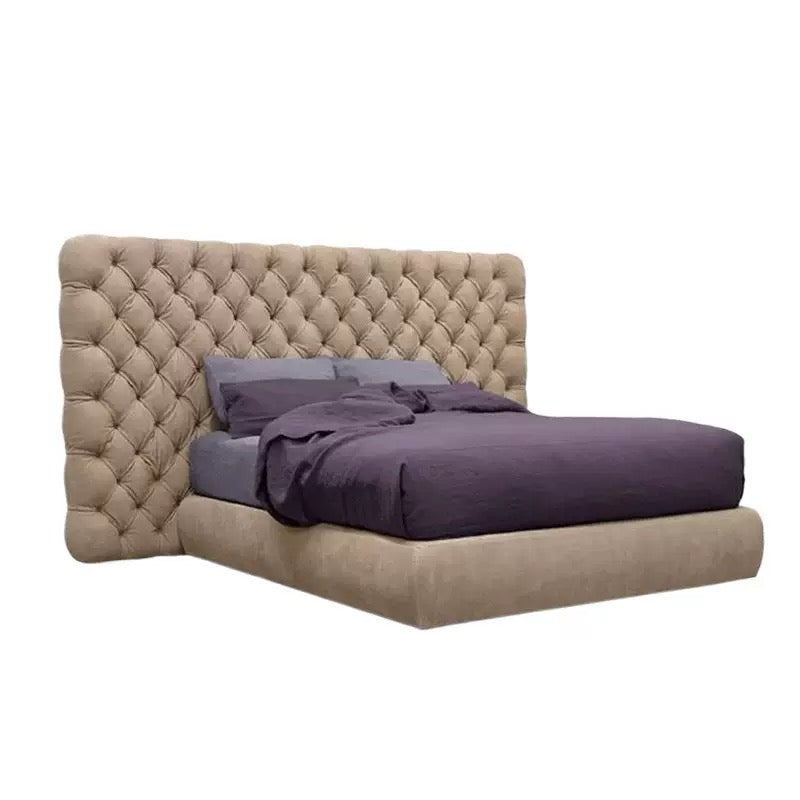 Baxter Heaven Bed Leather 1.8M Bed French Retro High-end Bedroom Double Bed
