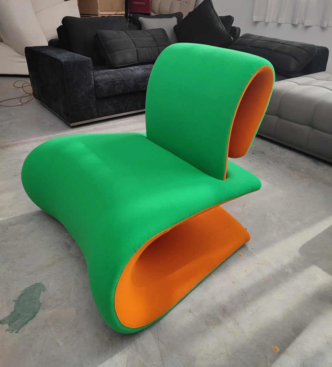 Modern Creative Designer leaving room sofa green bedroom sofa set fashionable and creative couch sofa nordic studio luxury lounge sofa