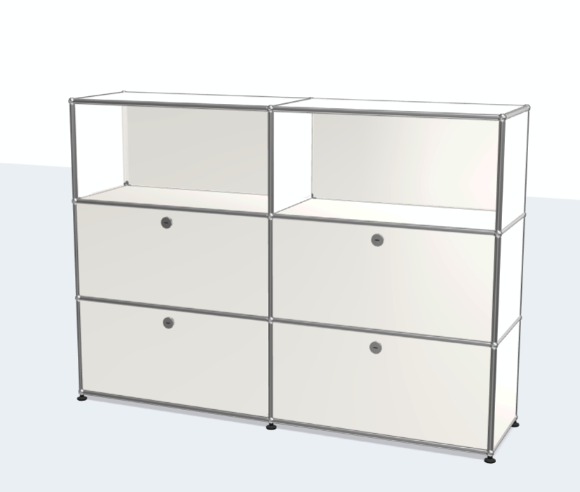 USM Haller ball pipe light panel parts storage cabinet model sideboard modular furniture besideboard dining cabinet
