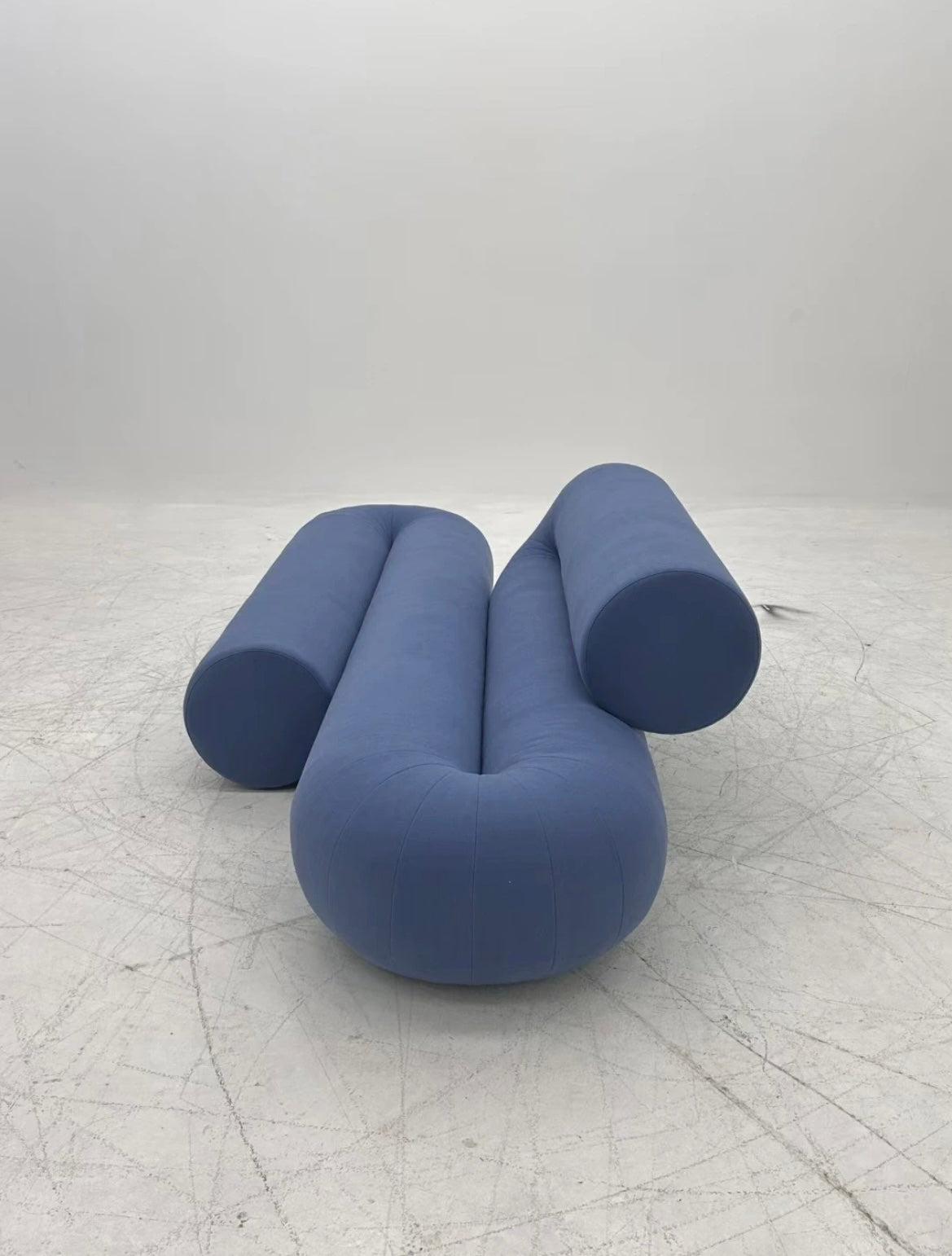 Serpentine Sofa Irregular-shaped Paperclip Sofa Hotel Lobby Design Sofa