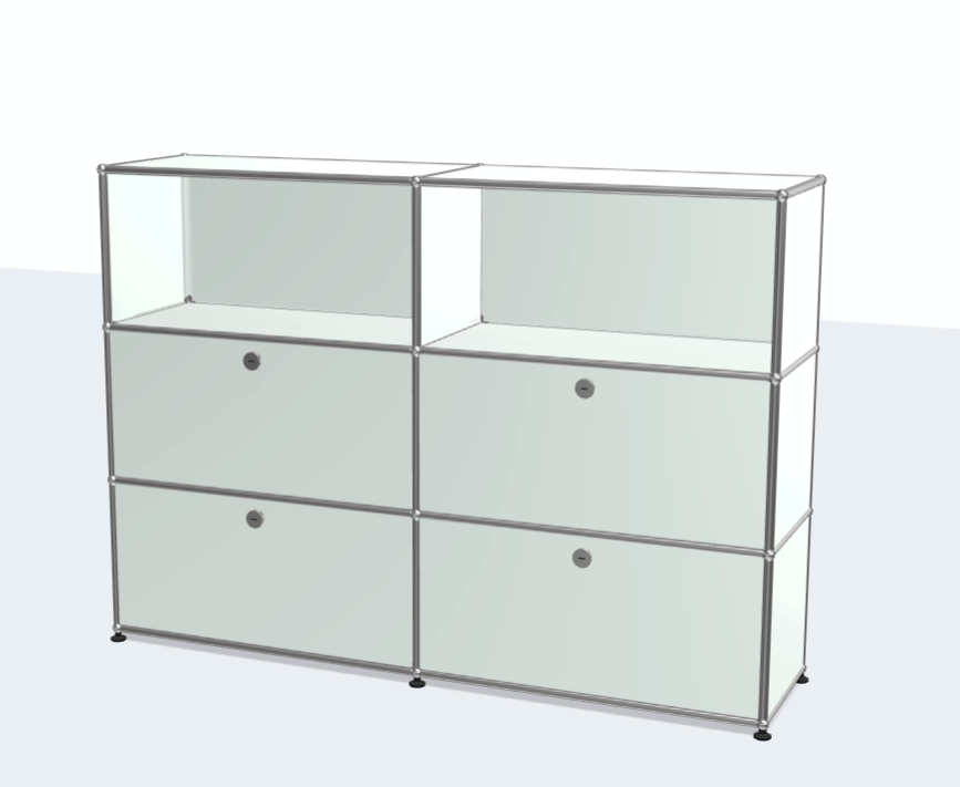 USM Haller ball pipe light panel parts storage cabinet model sideboard modular furniture besideboard dining cabinet