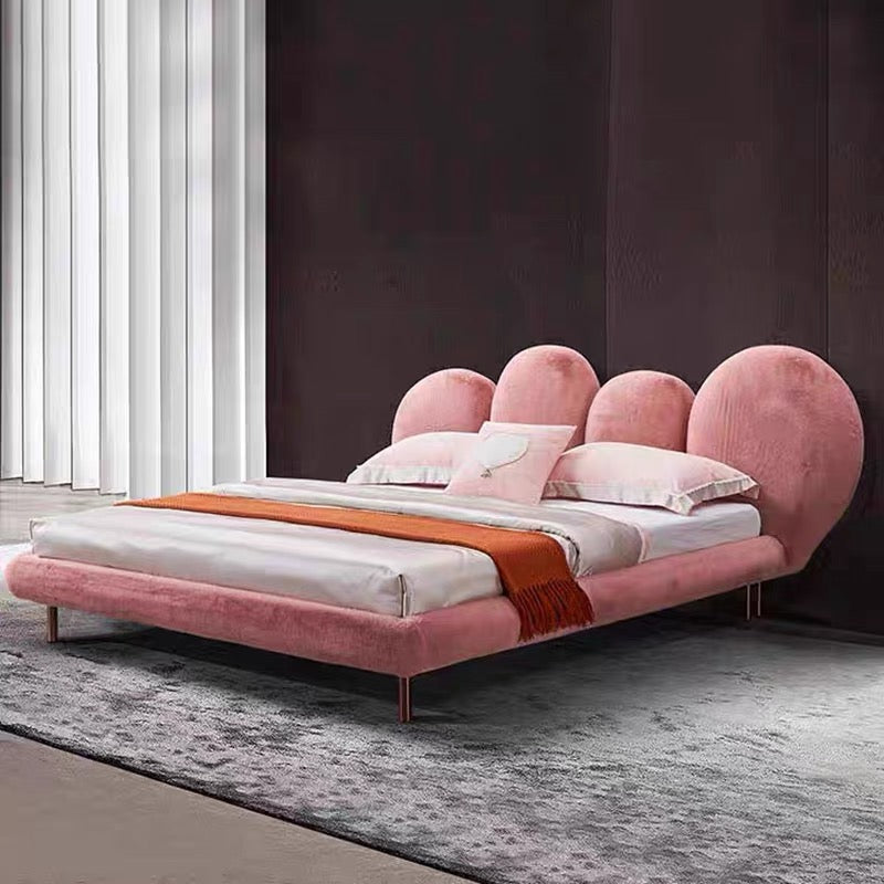 Italian Furniture Edra Cipria Bed Bedroom Double Bed Light Luxury Creative Bed