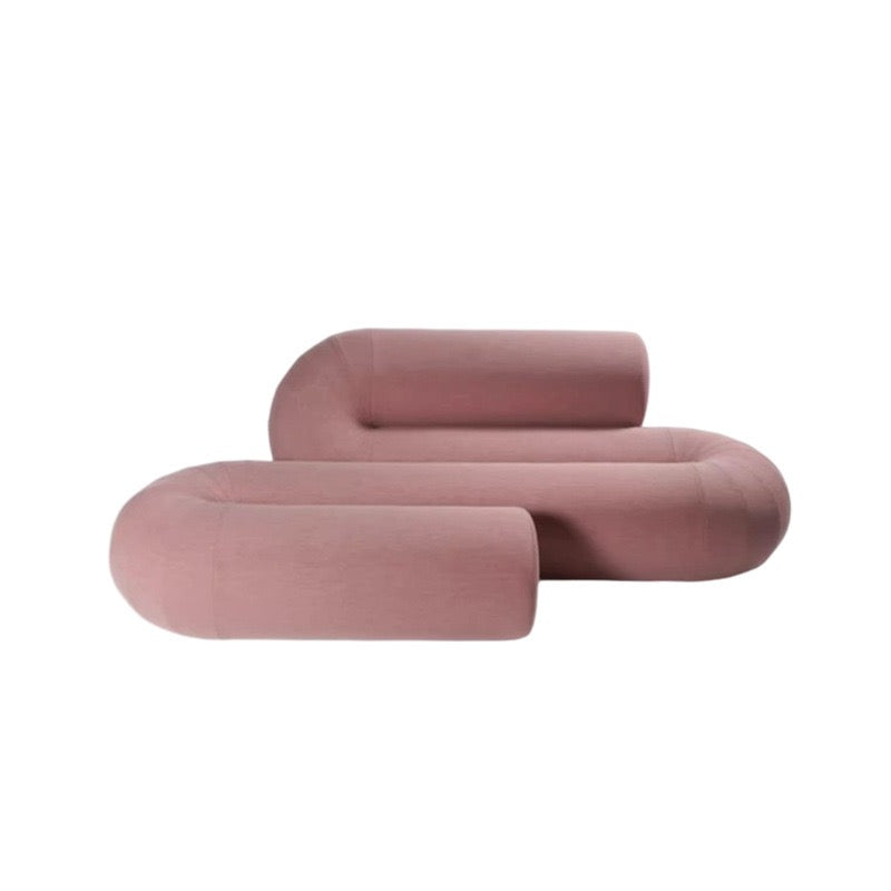 Serpentine Sofa Irregular-shaped Paperclip Sofa Hotel Lobby Design Sofa