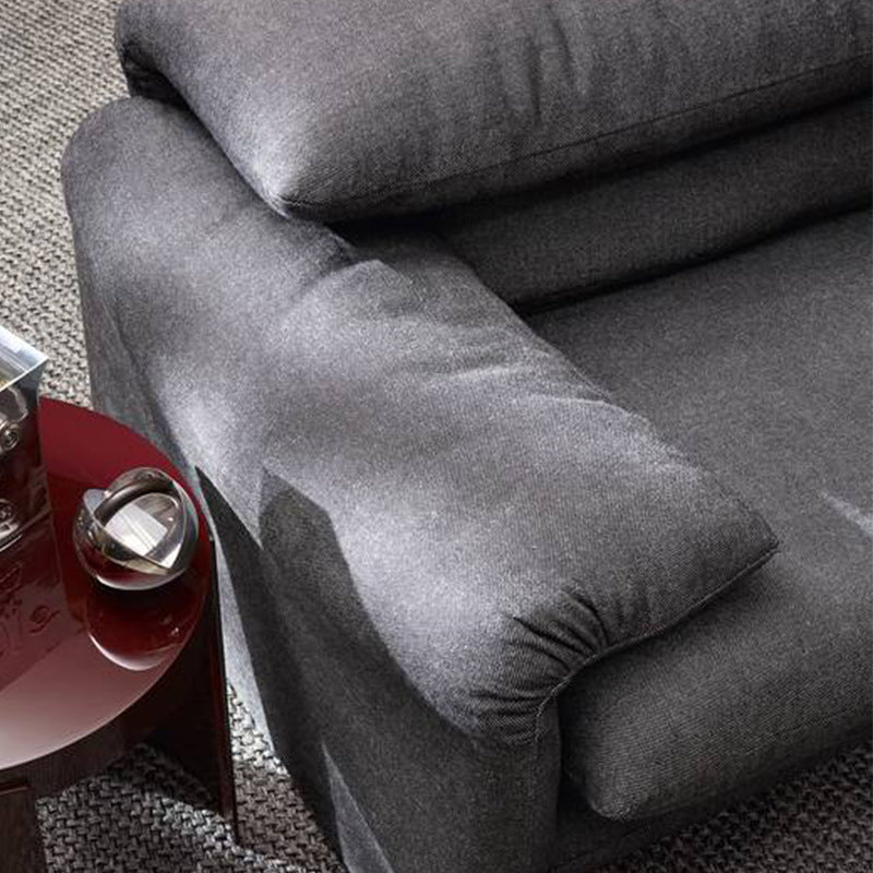 Italian minimalist sofa antique double triple adjustable backrest comfortable living room furniture sofa