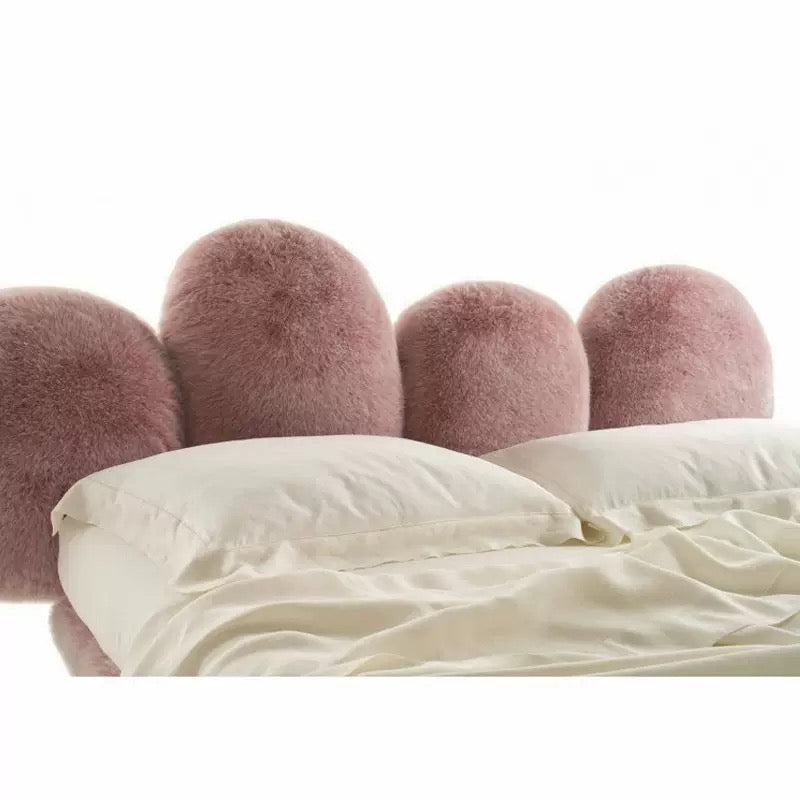 Italian Furniture Edra Cipria Bed Bedroom Double Bed Light Luxury Creative Bed