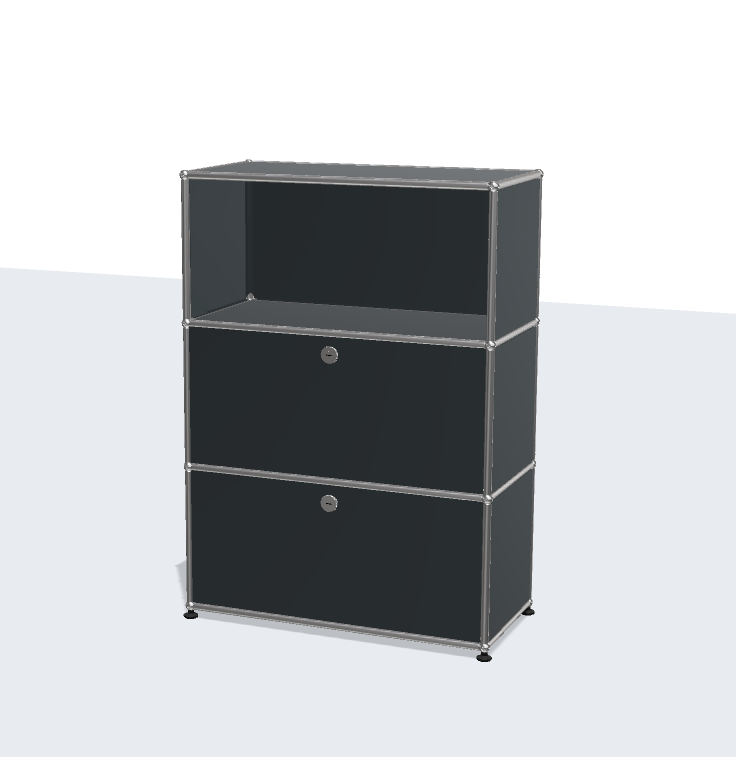Modern Fashion Stainless Steel Sideboard Module Combination Side Cabinet TV Cabinet Korean Simple Storage Cabinet