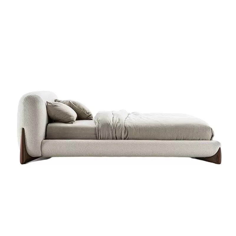 Porada SOFTBAY Bed Home Bedroom Modren Solid Wood Double Bed