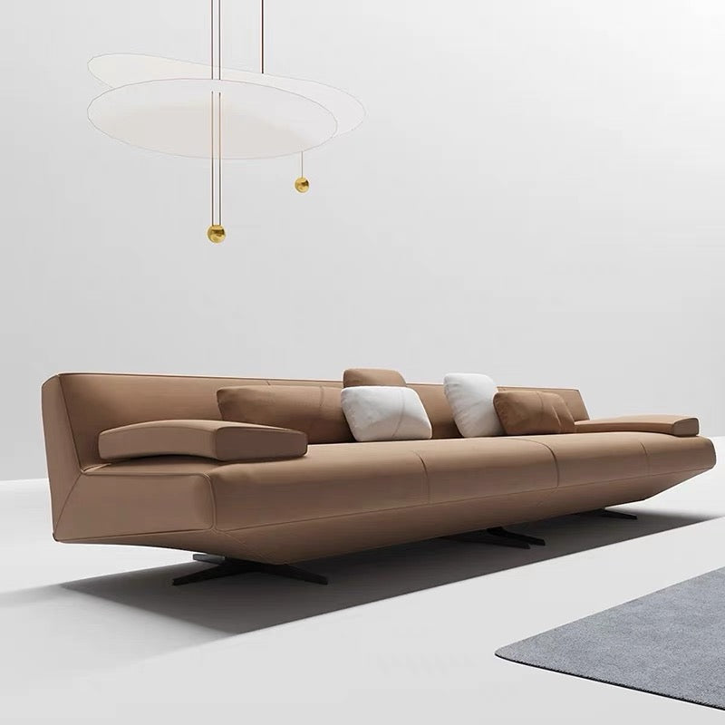 Italian Sofa Poliform Sydney Cotton And Linen Fabric Sofa Living Room Irregular-shaped Corner Soft Sofa Minimalist Designer Sofa