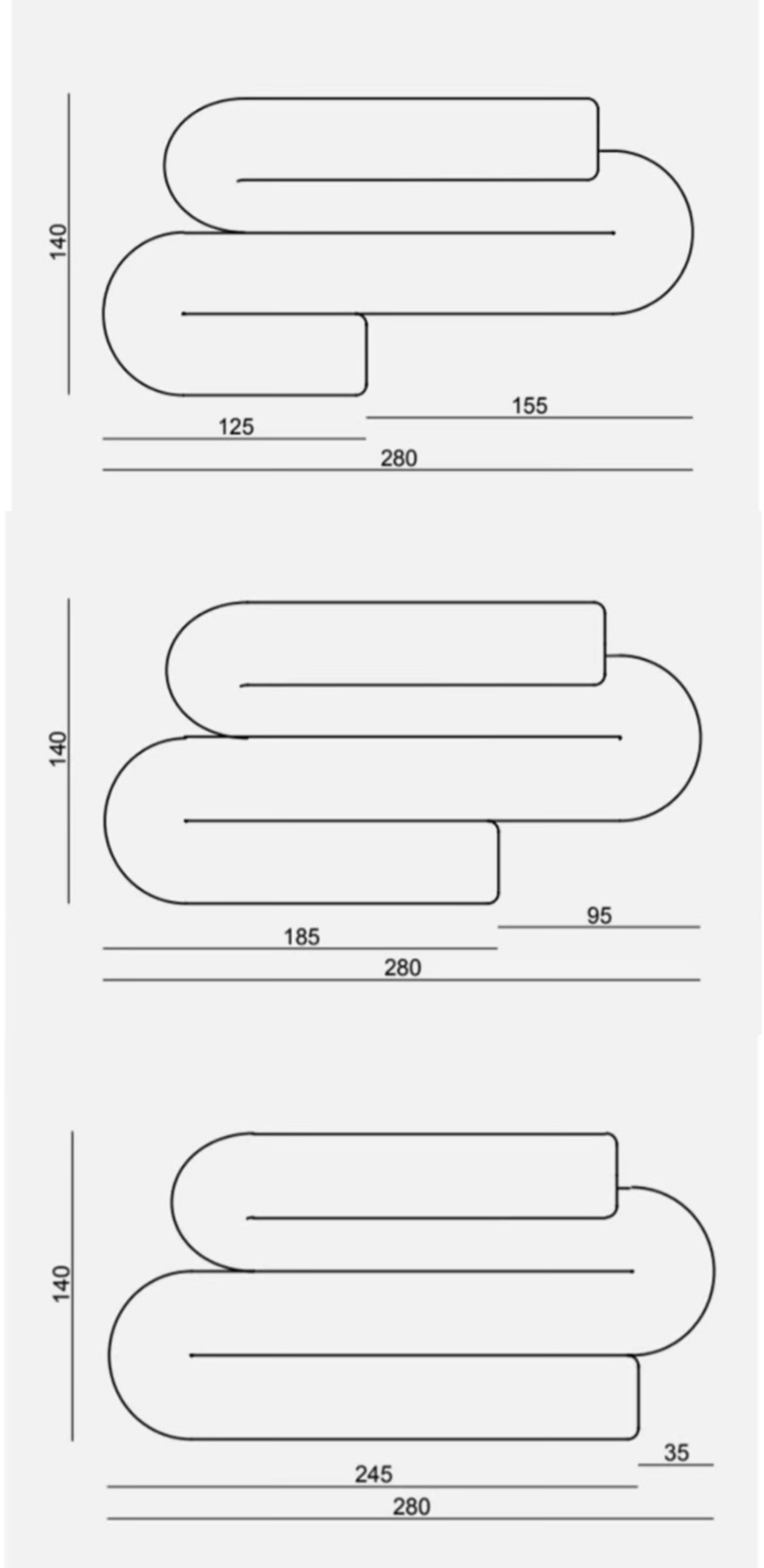Serpentine Sofa Irregular-shaped Paperclip Sofa Hotel Lobby Design Sofa