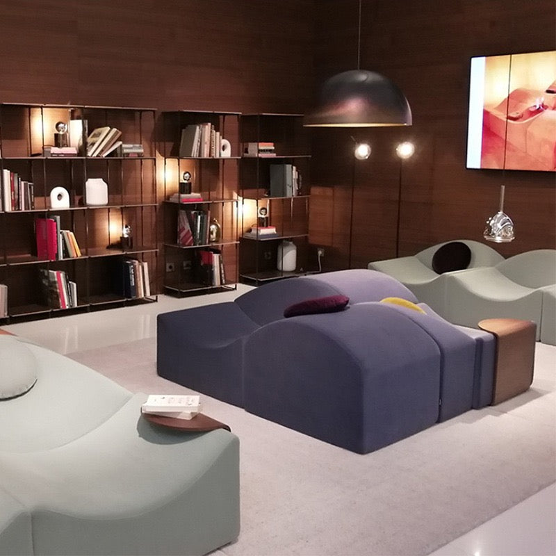 Ligne Roset Asmara Sofa Lazy backrest Double-sided Sofa Studio Rest Area Irregular Wave Sofa