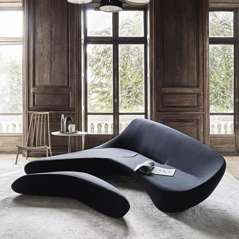 Zaha Hadid Italian Moon System Sofa Irregular L-shaped Sofa Fiberglass 7-shaped Zaha Moon Sofa