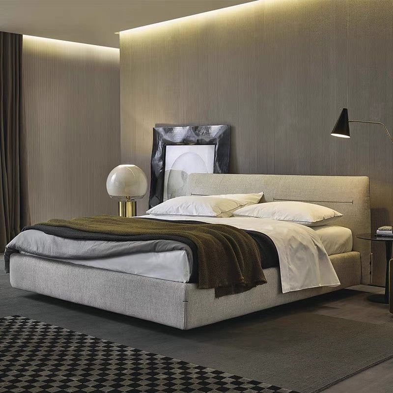 Italian Poliform Double Bed Jacqueline Children's Room Modern Fabric Bedroom Bed