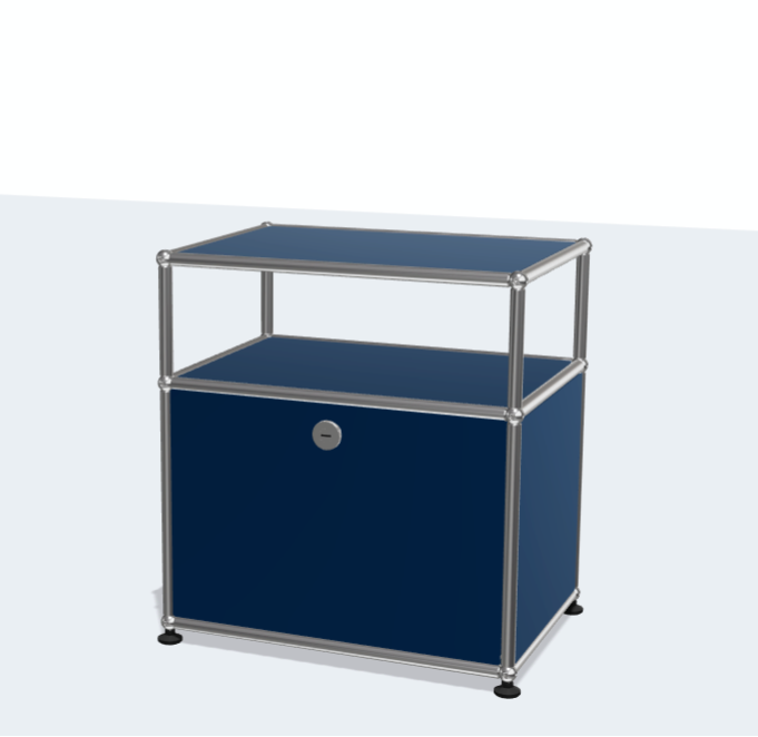 USM Haller Bedside Table Bedroom Modern Simple Storage Rack Stainless Steel Home Furniture Living Room Furniture Kitchen Cabinets