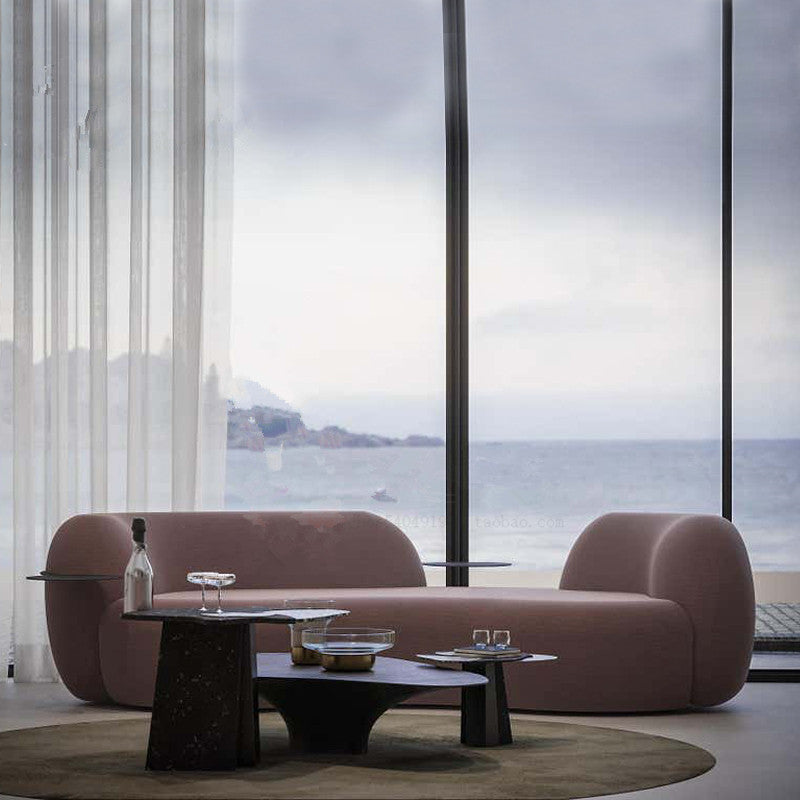 TATEYAMA SOFA BY SECOLO Boucle Curved Sofa Cloud Couch for Living Room Modern Luxury Contemporary Upholstered Sofa Couch