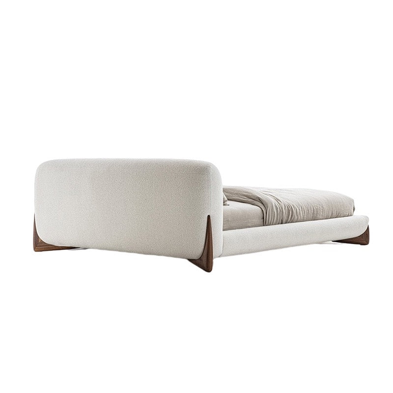 Porada SOFTBAY Bed Home Bedroom Modren Solid Wood Double Bed