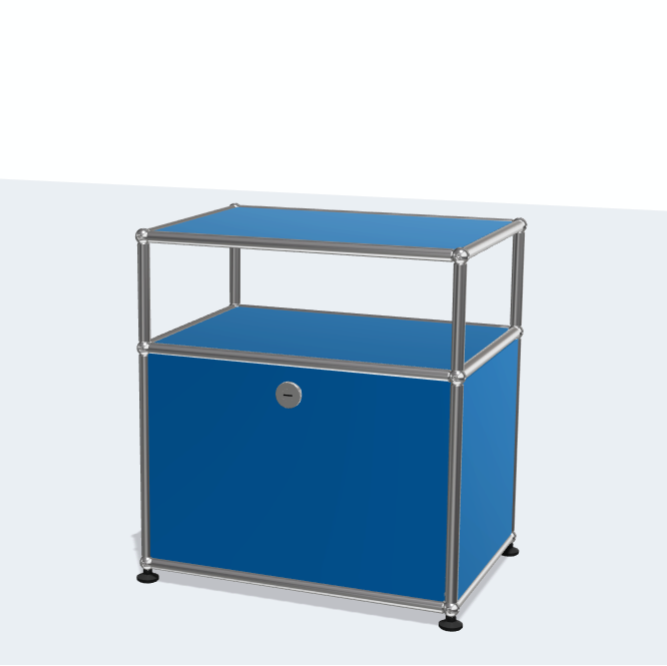 USM Haller Bedside Table Bedroom Modern Simple Storage Rack Stainless Steel Home Furniture Living Room Furniture Kitchen Cabinets