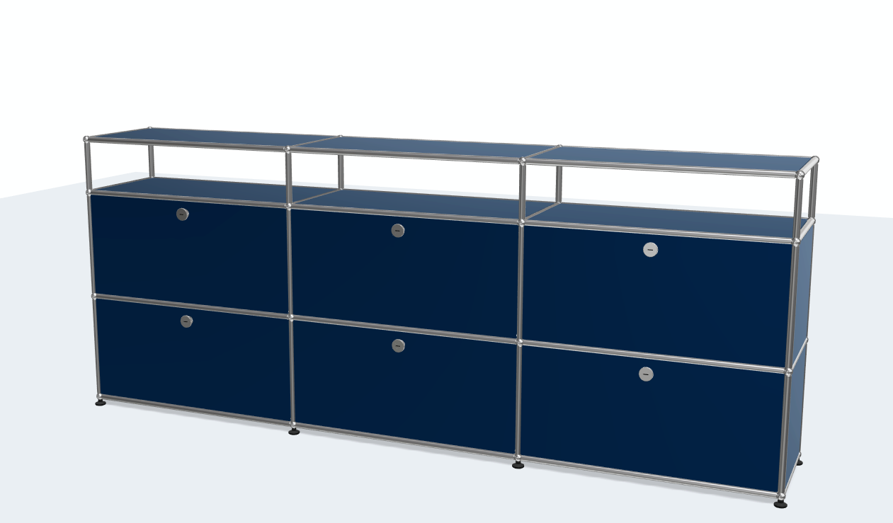 USM Haller ball pipe light panel parts storage cabinet model sideboard modular furniture TV stand