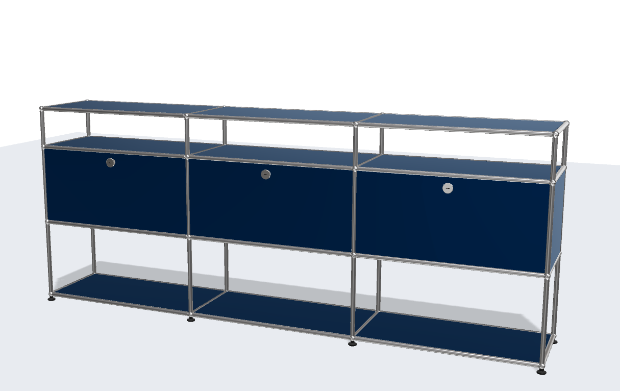 USM Haller ball pipe light panel parts storage cabinet model sideboard modular furniture