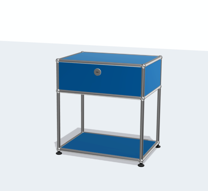USM Haller Stainless Steel Night Stand Bed Sideboard Bedside Table Modern Simple Storage Rack Network Storage Cabinet Sofa Side Cabinet