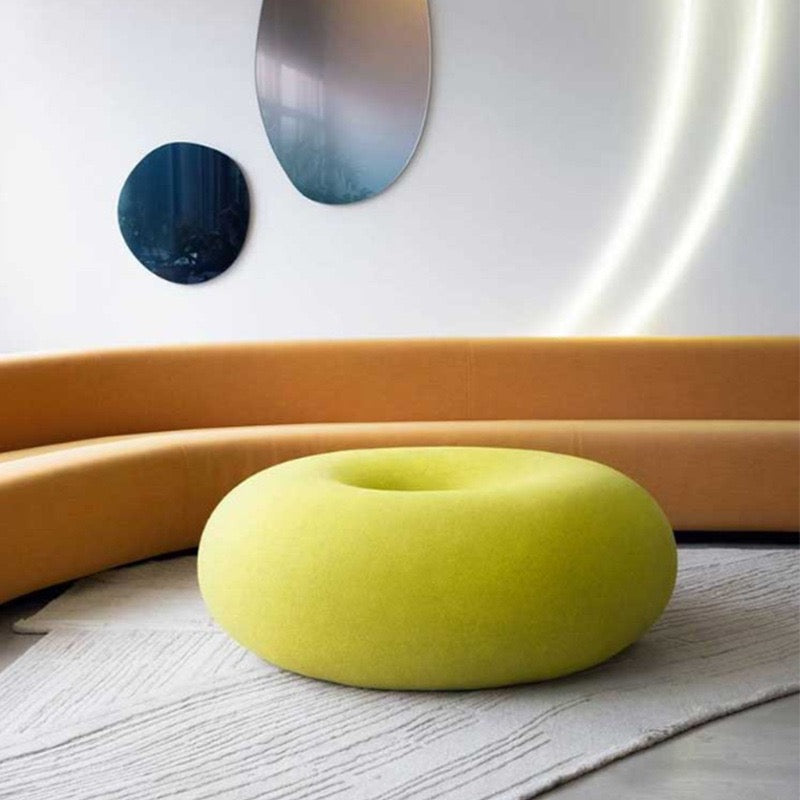 Boa Pouf Doughnut Stool Round Creative Low Stool Shaped Cotton Living Room Sofa Chair