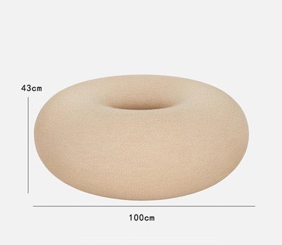 Boa Pouf Doughnut Stool Round Creative Low Stool Shaped Cotton Living Room Sofa Chair