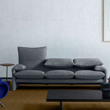 Italian minimalist sofa antique double triple adjustable backrest comfortable living room furniture sofa