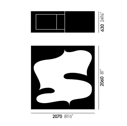 Vitra Living Tower Modern Multi-person Sofa Public Space Living Room Sofa