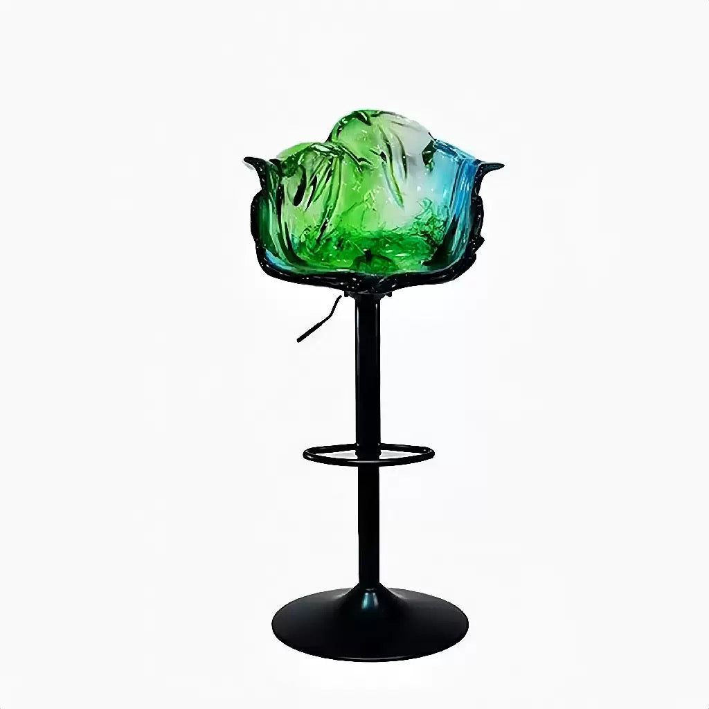 Italian Edra Petal Chair Ella Light Luxury Creative Candy Dining Chair PC Rotating Height-adjustable Bar Chair