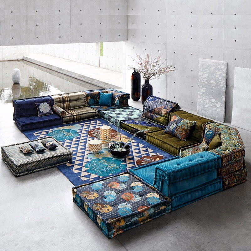 The Nordic creative Roche Bobois Mah Jong sofa Living Room Combination Sofa