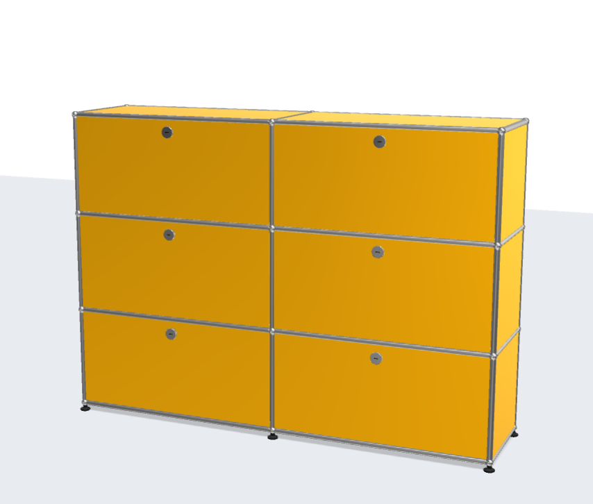 USM Haller ball pipe light panel parts storage cabinet model sideboard modular furniture dining cabinet