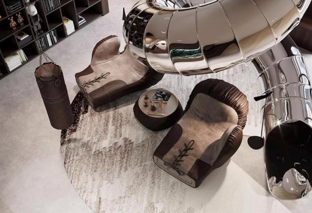Italian DS-2878 BOXING Sofa Creative Fashionable Living Room Sofa