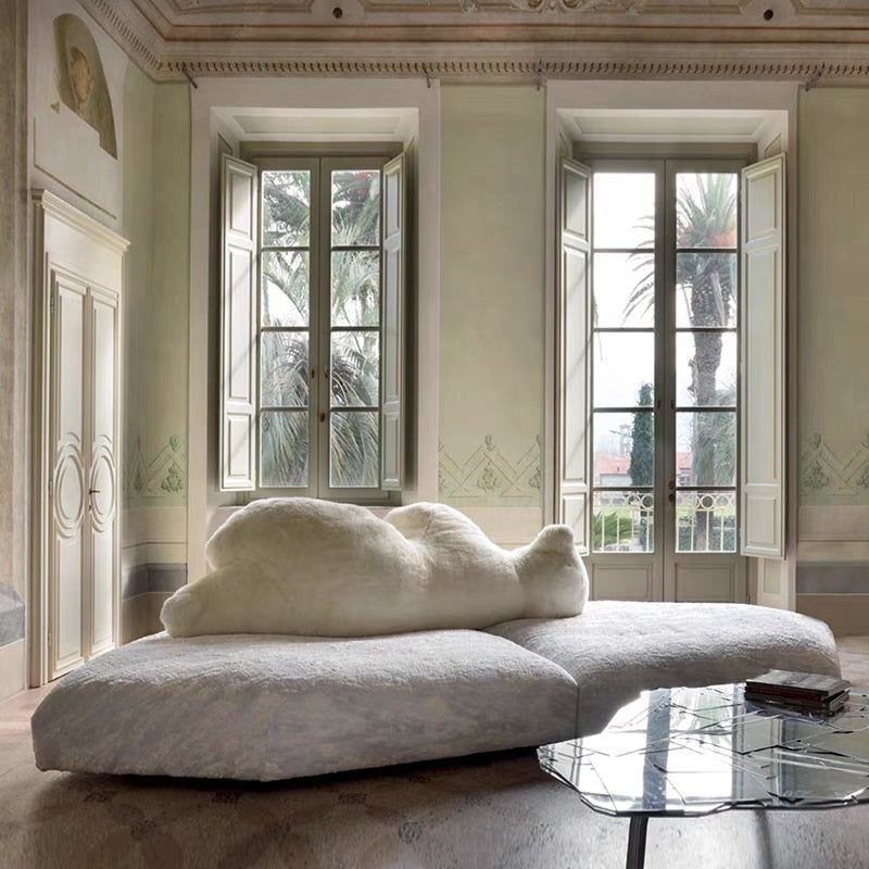 Italian Edra Pack Sofa Polar Bear Sofa Creative And Irregular-shaped Designer Fabric Sofa Living Room Lazy Sofa