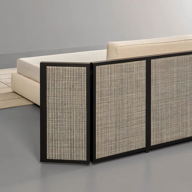 Italian Porro Double Bed Simple Fashion Bedroom Byron Bed Fabric Bed