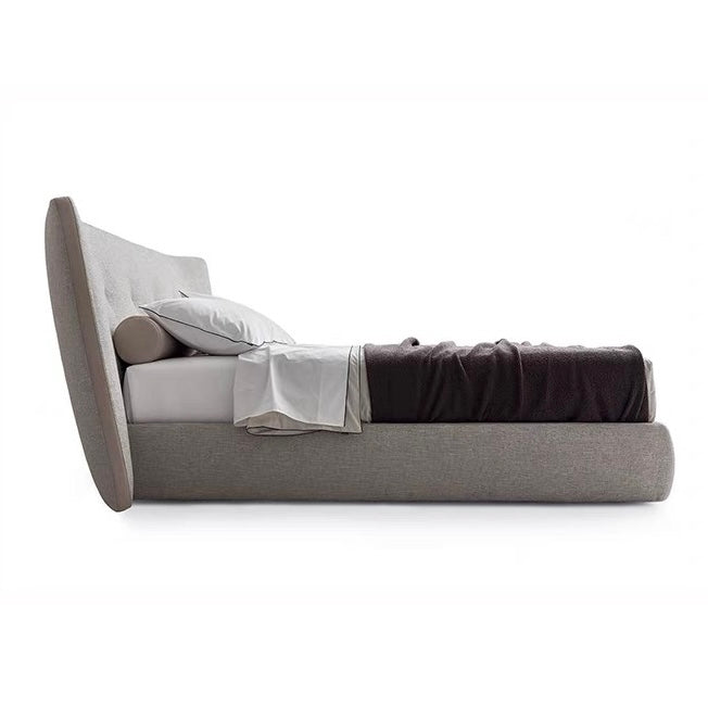 Italian Poliform Large Backrest Double Bed Rever Bed Modern Simple Bedroom Furniture